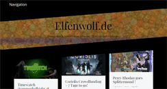 Desktop Screenshot of elfenwolf.de